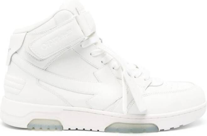 Off-White Out Of Office mid-top sneakers Wit