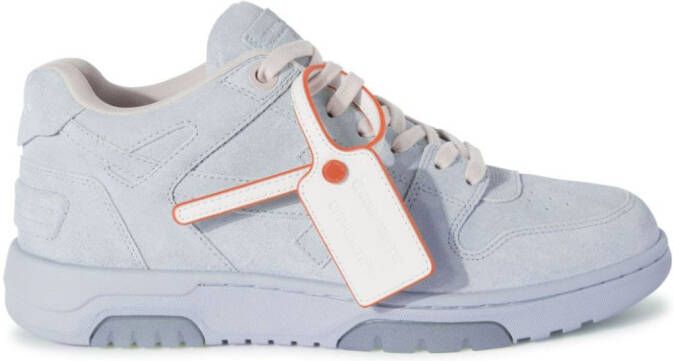 Off-White Out of Office suède sneakers Blauw