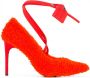 Off-White Pumps met scheerwol Oranje - Thumbnail 1