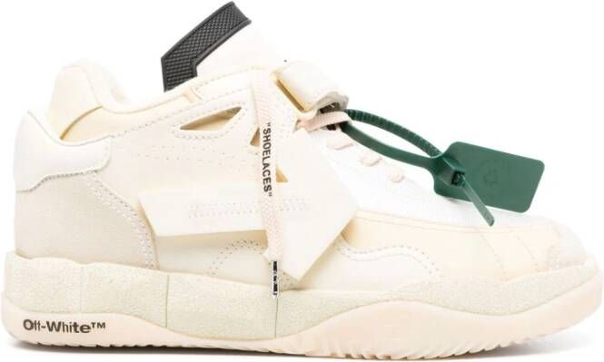 Off-White Puzzle Couture sneakers met panelen Beige