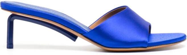 Off-White Satijnen sandalen Blauw