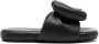 Off-White Slippers met strikdetail Zwart - Thumbnail 1