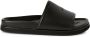 Off-White Cloud Stamp leren slippers Zwart - Thumbnail 1