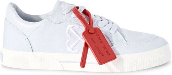 Off-White Vulcanized canvas sneakers Blauw