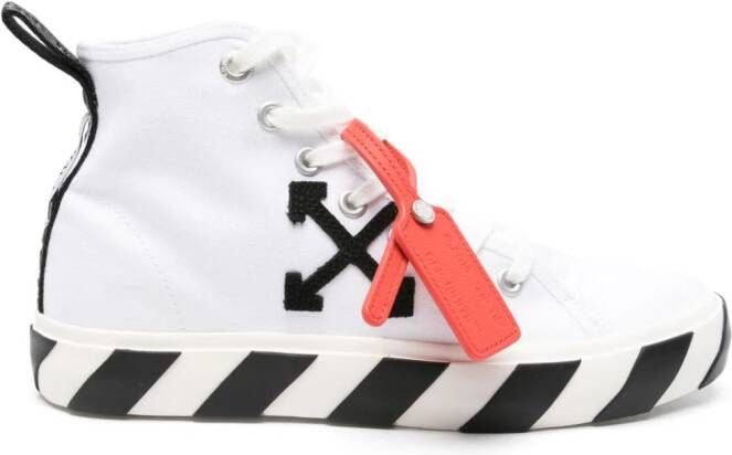 Off-White Vulcanized canvas sneakers Wit
