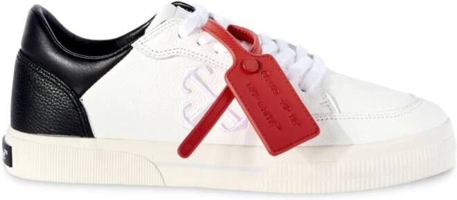 Off-White Vulcanized contrasterend-tag sneakers Wit