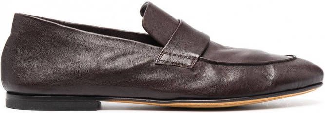 Officine Creative Airto leren loafers Bruin