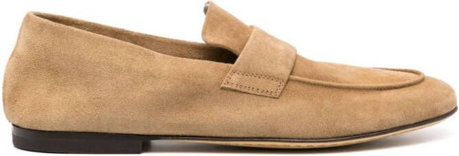 Officine Creative Suède loafers Beige