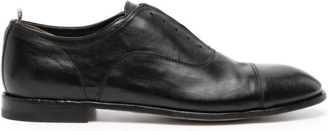 Officine Creative Anatomia leren derby schoenen Zwart