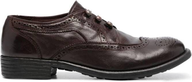 Officine Creative Calixte 035 leren Oxford schoenen Bruin