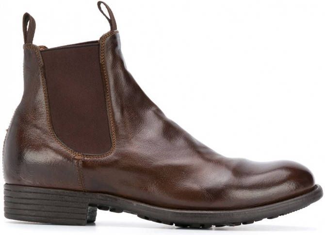 Officine Creative Chelsea leren laarzen Bruin