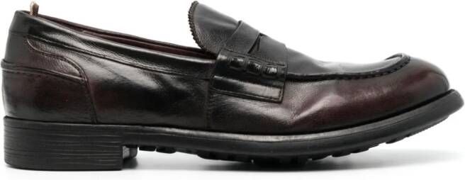 Officine Creative Chronicle 056 leren loafers Bruin