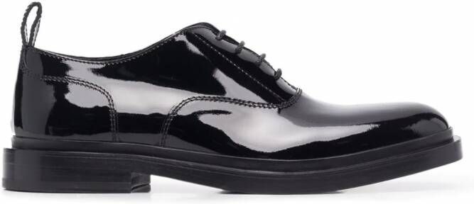 Officine Creative Concrete derby schoenen van lakleer Zwart