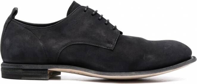 Officine Creative Durga leren derby schoenen Zwart