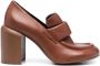 Officine Creative Esther leren pumps Bruin - Thumbnail 1