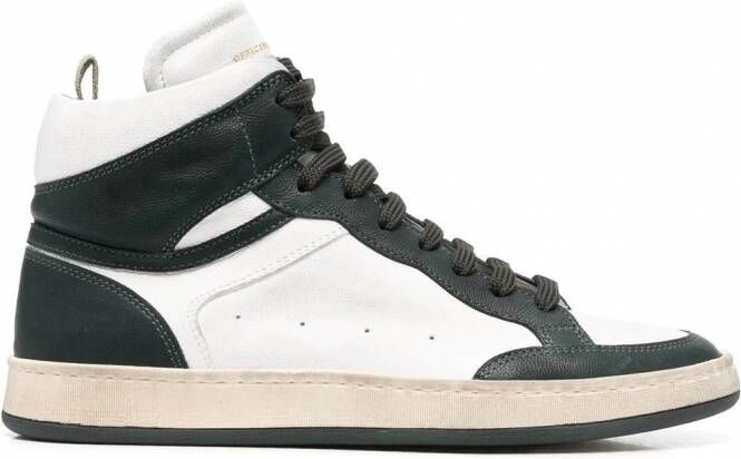 Officine Creative Kareem sneakers met vlakken Wit