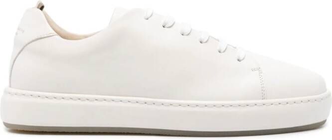 Officine Creative lace-up leather sneakers Wit