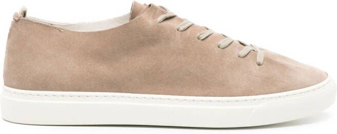 Officine Creative Leggera 001 suède sneakers Beige