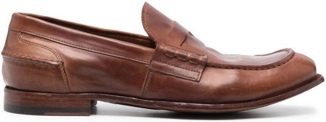 Officine Creative Leren loafers Bruin