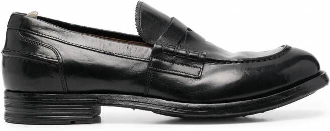 Officine Creative Leren loafers Zwart