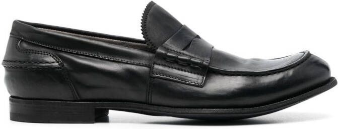 Officine Creative Leren loafers Zwart