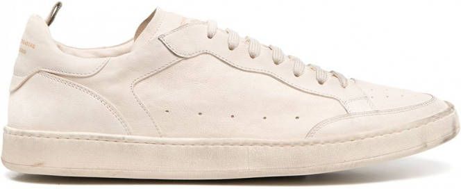 Officine Creative Leren sneakers Beige