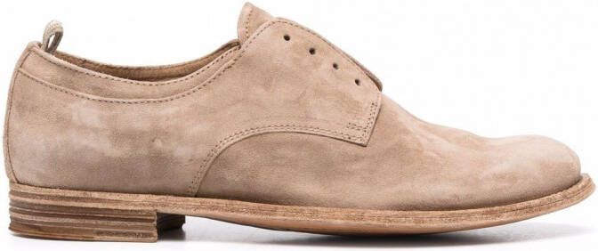 Officine Creative Lexikon Oxford suède schoenen Beige