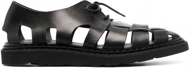 Officine Creative Lyndon 1 uitgesneden sandalen Zwart