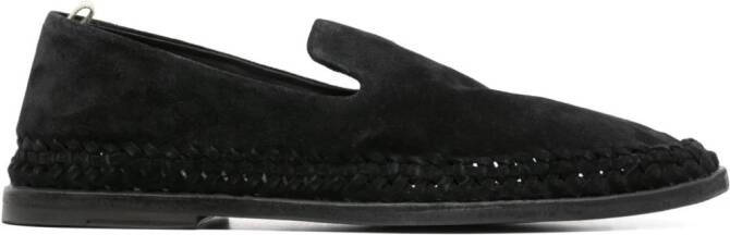 Officine Creative Miles 002 suède loafers Zwart