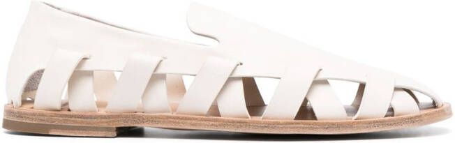 Officine Creative Miles 003 leren sandalen Beige