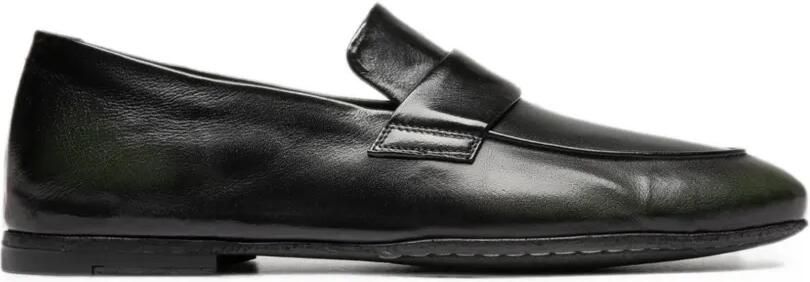 Officine Creative Airto DD 001 leren loafers Zwart
