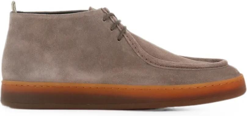 Officine Creative Ambrie 004 suède desertboots met veters Beige