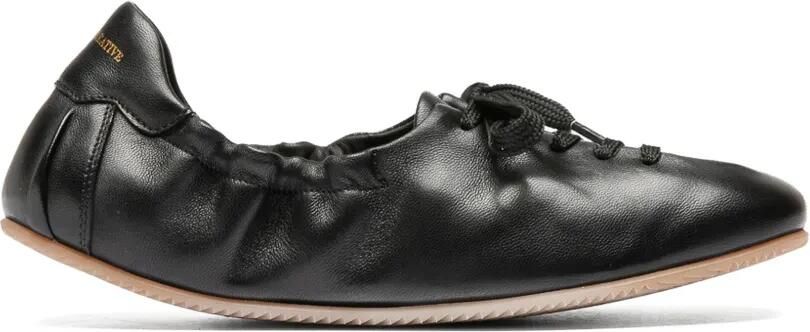 Officine Creative Ballet 101 leren low-top sneakers Zwart