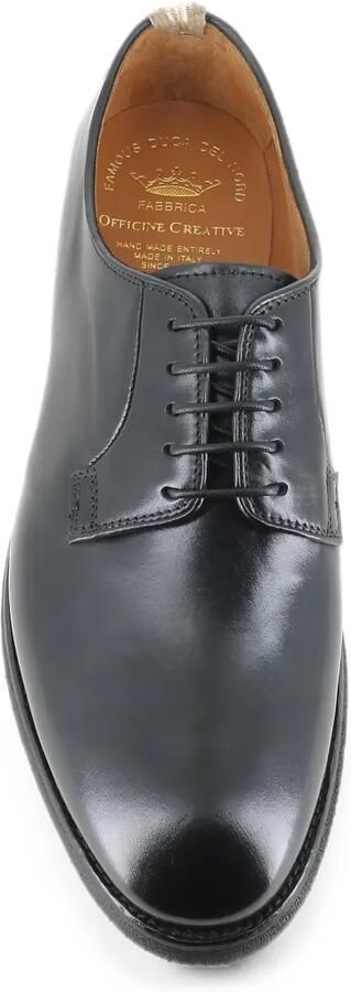 Officine Creative Bariton Flexi 001 derby veterschoenen met gepolijste afwerking Zwart - Foto 5