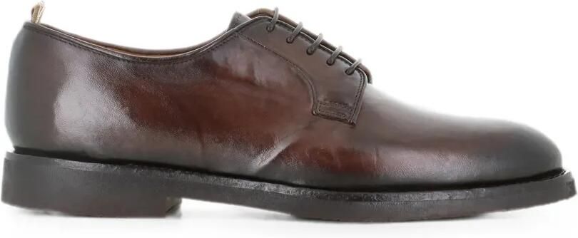 Officine Creative Bariton Flexi 001 leren derby veterschoenen Bruin