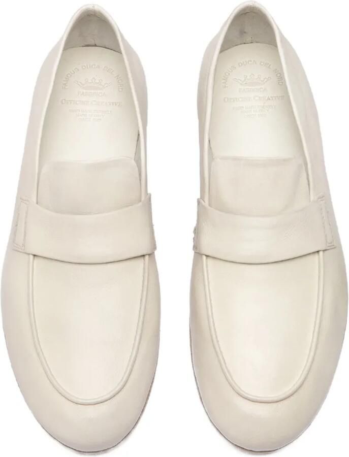 Officine Creative Blair DD 001 leren loafers Wit - Foto 2