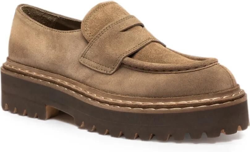 Officine Creative Blossom 015 suède loafers Beige - Foto 4