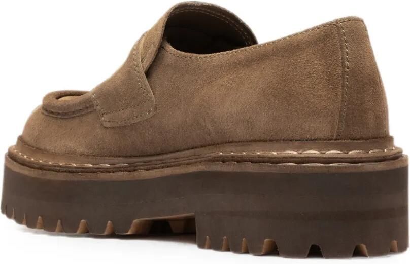 Officine Creative Blossom 015 suède loafers Beige - Foto 3