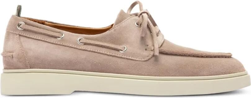 Officine Creative Bones leren bootschoenen Beige