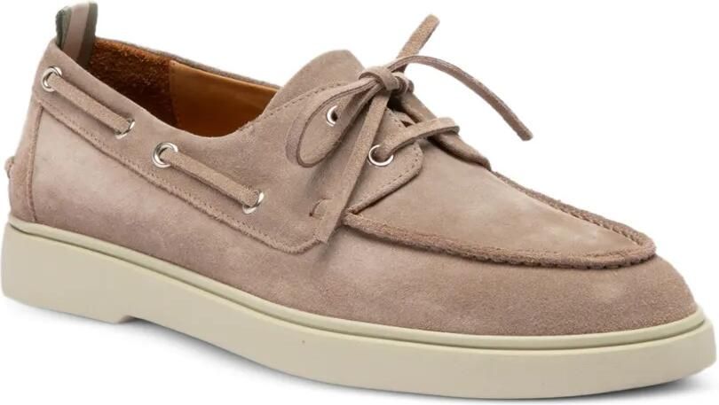 Officine Creative Bones leren bootschoenen Beige - Foto 4