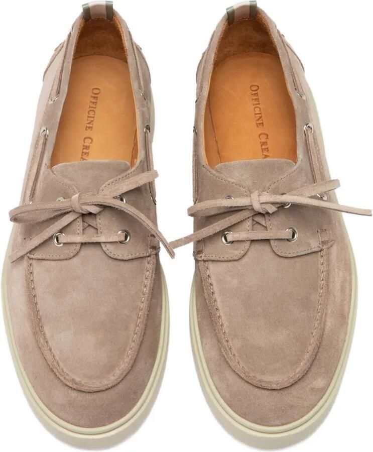 Officine Creative Bones leren bootschoenen Beige - Foto 2