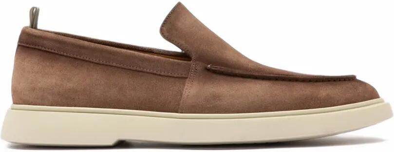 Officine Creative Bones leren loafers Bruin
