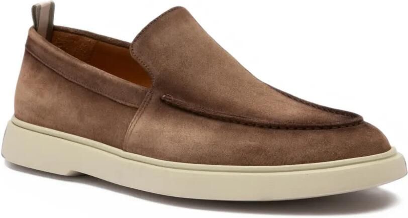 Officine Creative Bones leren loafers Bruin - Foto 4