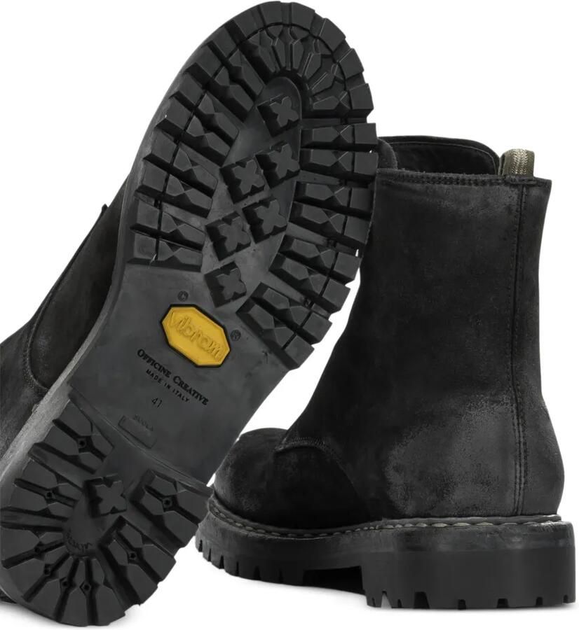 Officine Creative Bulla DD Lug 114 front-zip biker boots Zwart - Foto 2