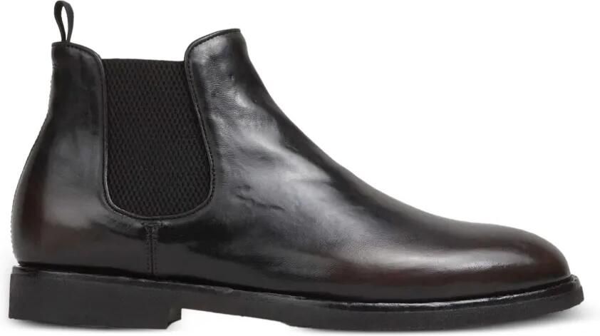 Officine Creative calf leather Chelsea boots Bruin