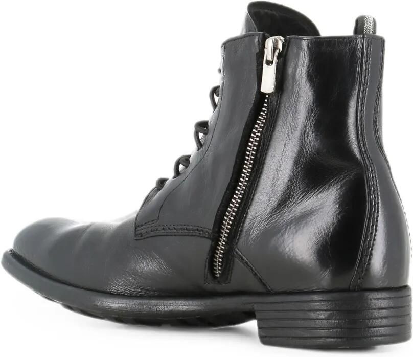 Officine Creative Calitxe 089 enkellaarzen met veters Zwart - Foto 3