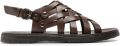 Officine Creative Chios 011 geweven leren sandalen Bruin - Bruin