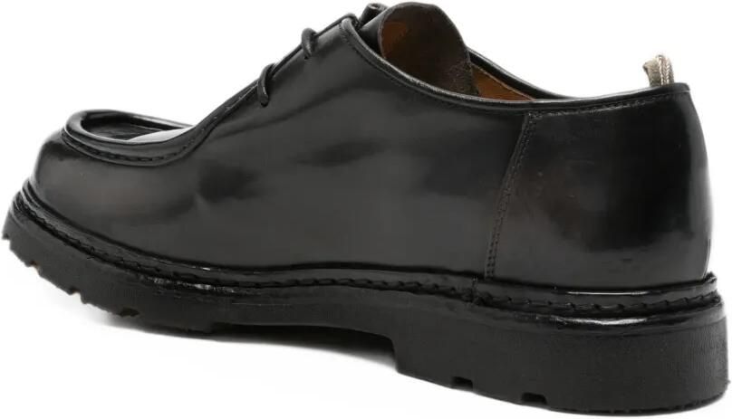 Officine Creative Derby schoenen met ronde neus Zwart - Foto 3