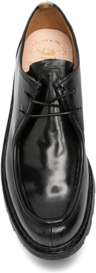Officine Creative Derby schoenen met ronde neus Zwart - Foto 4