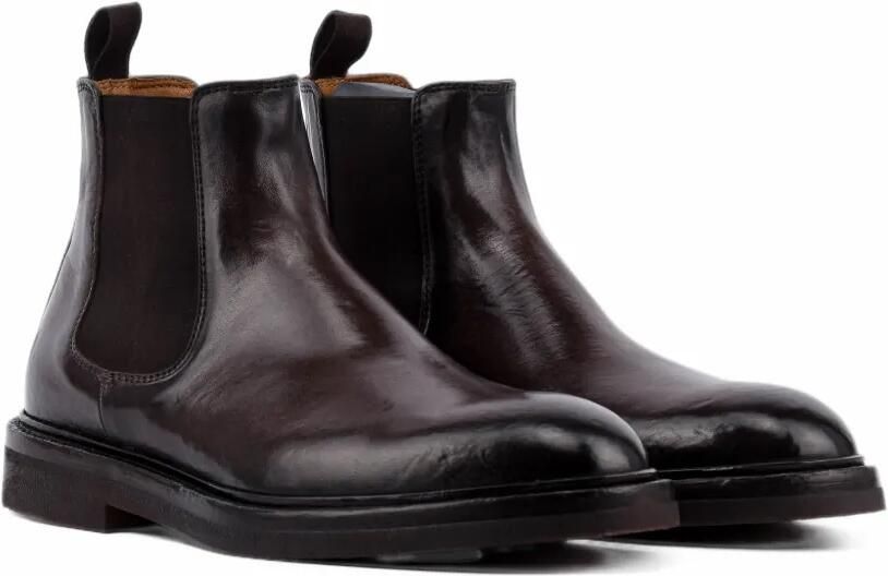 Officine Creative Dude Flexi leather Chelsea boots Bruin - Foto 4